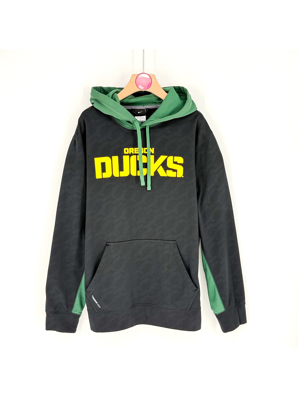 Nike Oregon Ducks Therma-FIT NCAA College Hoodie Mens Medium